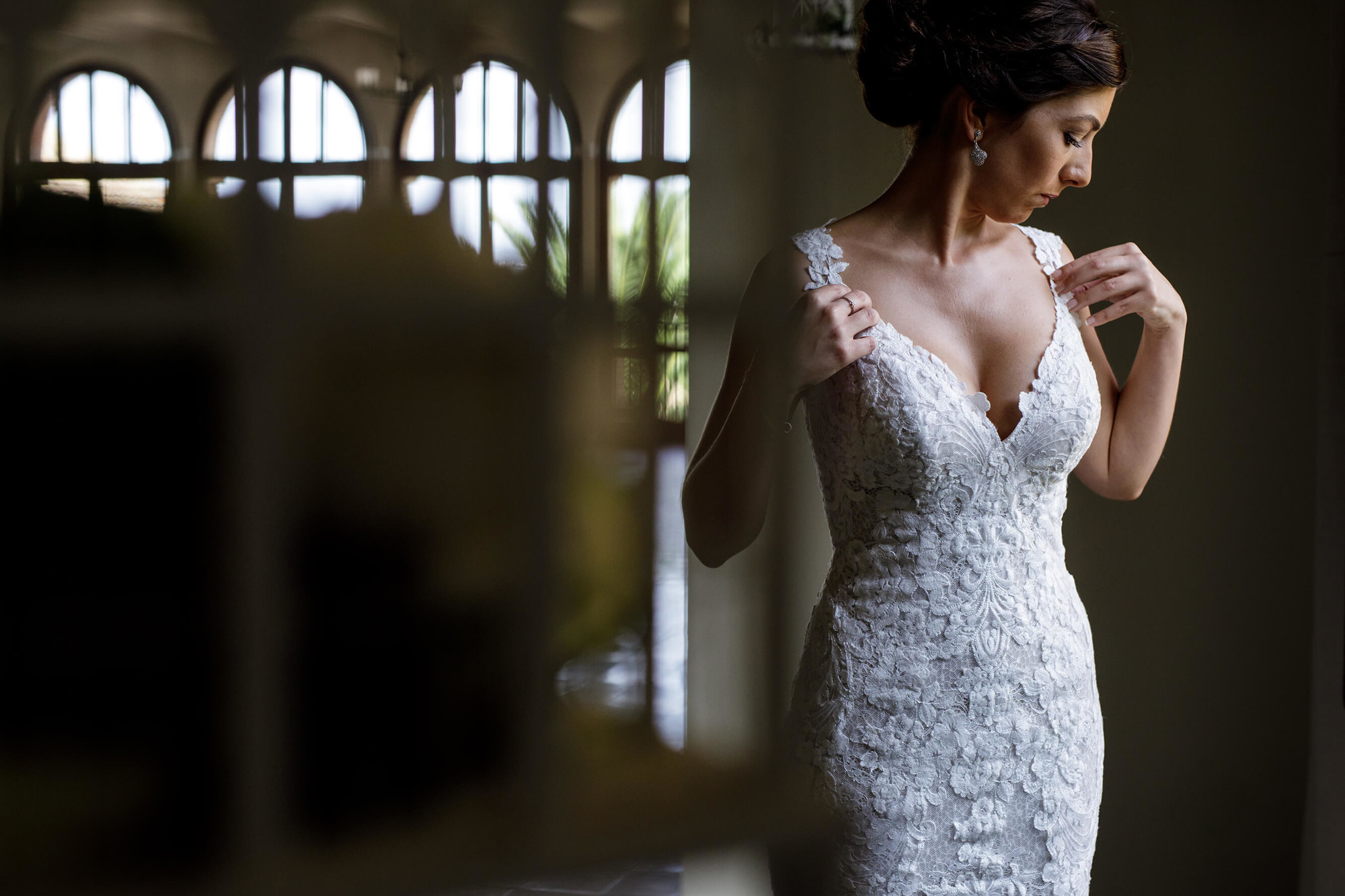 Fantástico vestido de novia de Rosa Clara en Joan Sardà.