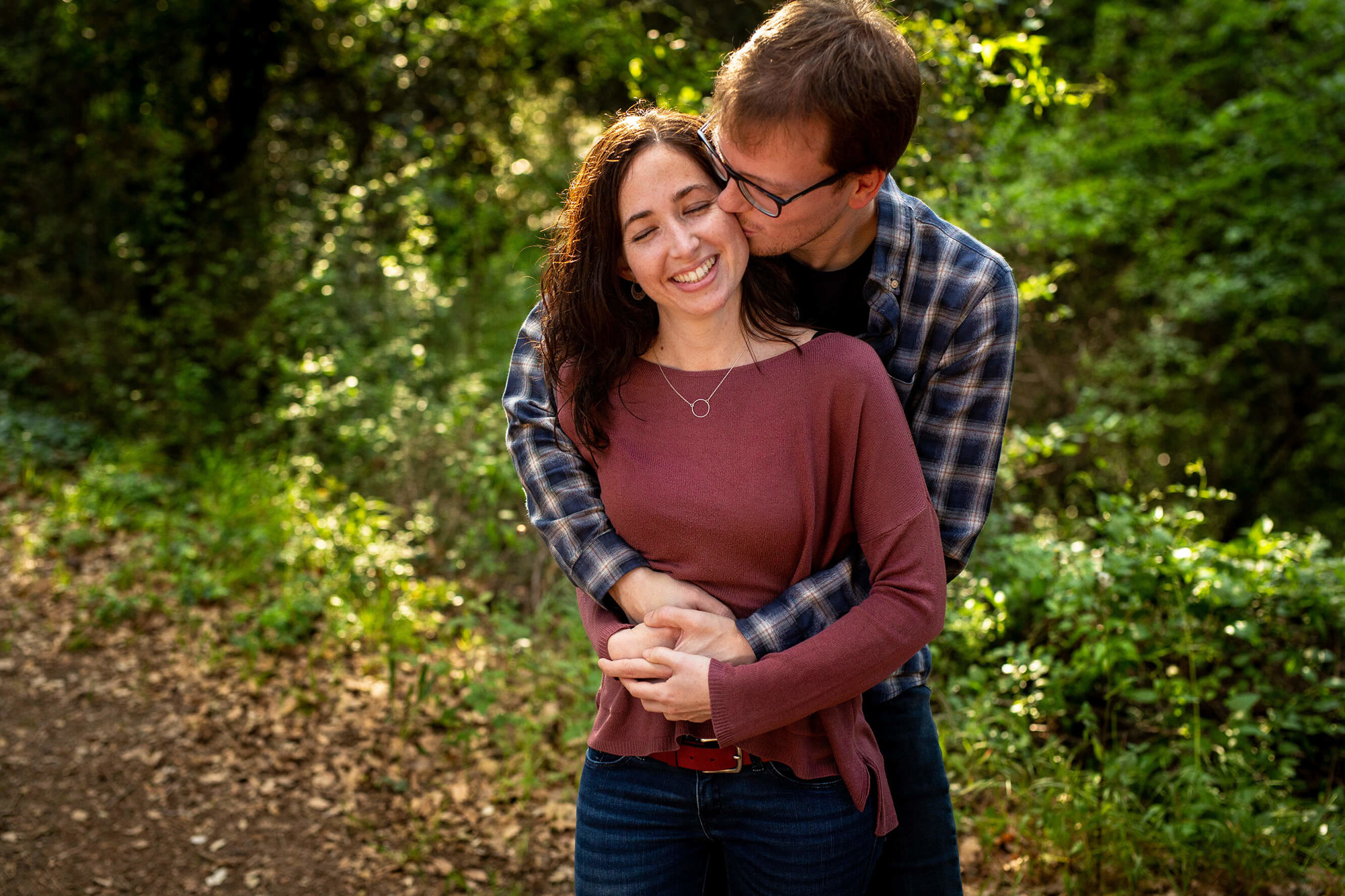 Preboda de pareja en la montaña en el Penedés.