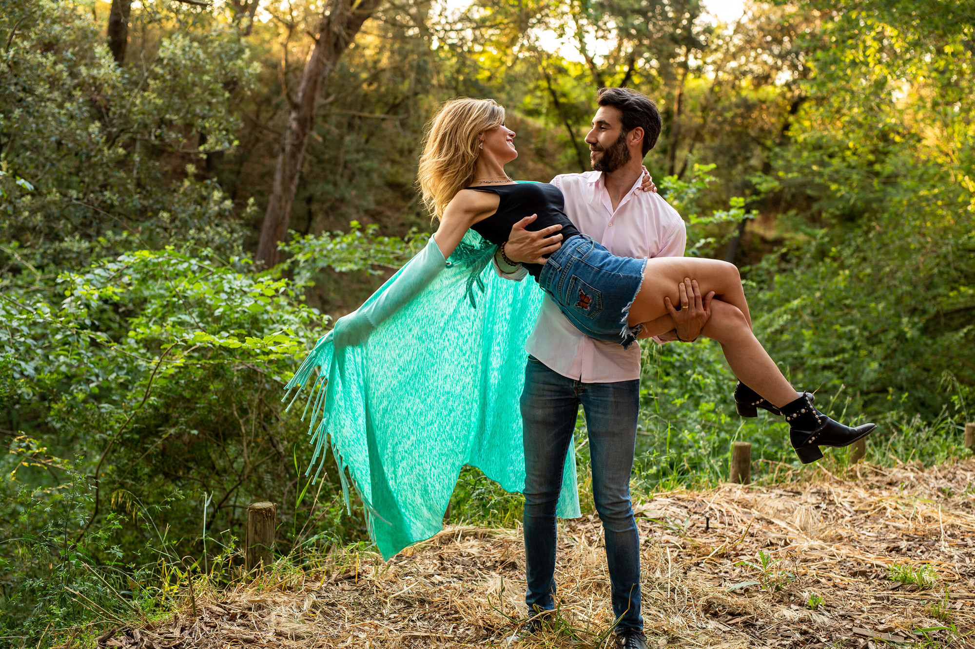 Preboda en el bosque en Vilafranca del Penedés.