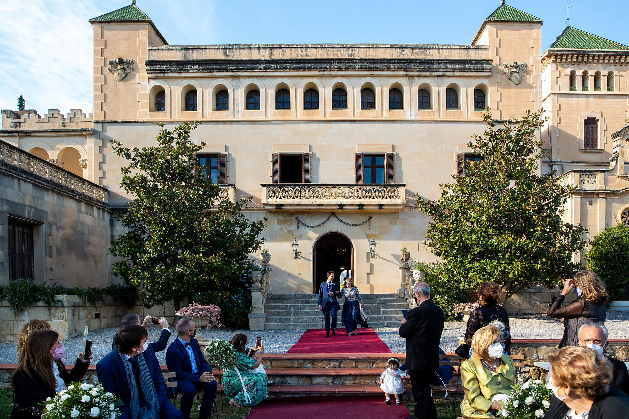 Cerimònia de boda a Heretat Sabartés.