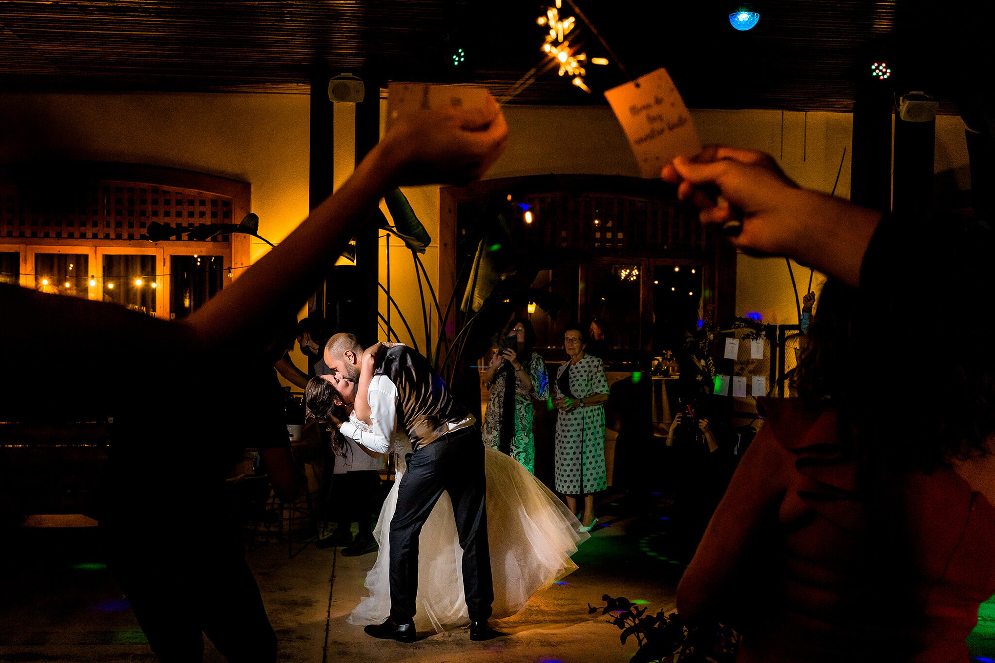 Primer baile de novios en Can Macià.